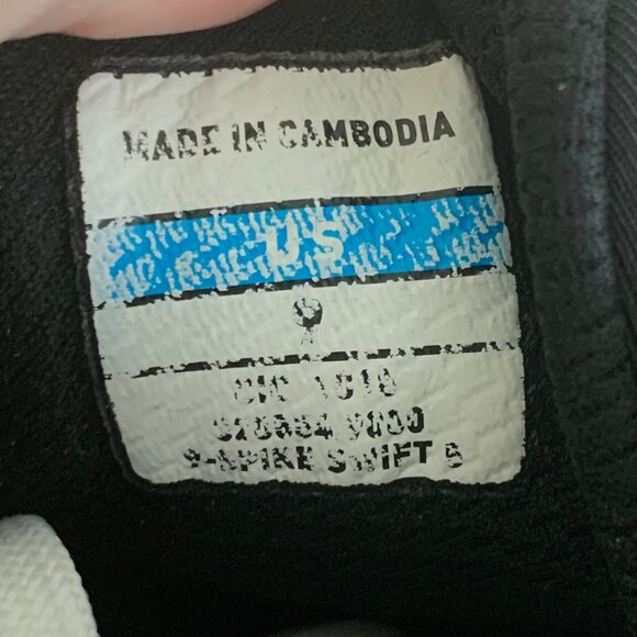 Mizuno Womens 9-Spike Advanced Finch Elite 3 Softball Shoes Black/White Size 9 - Picture 8 of 8